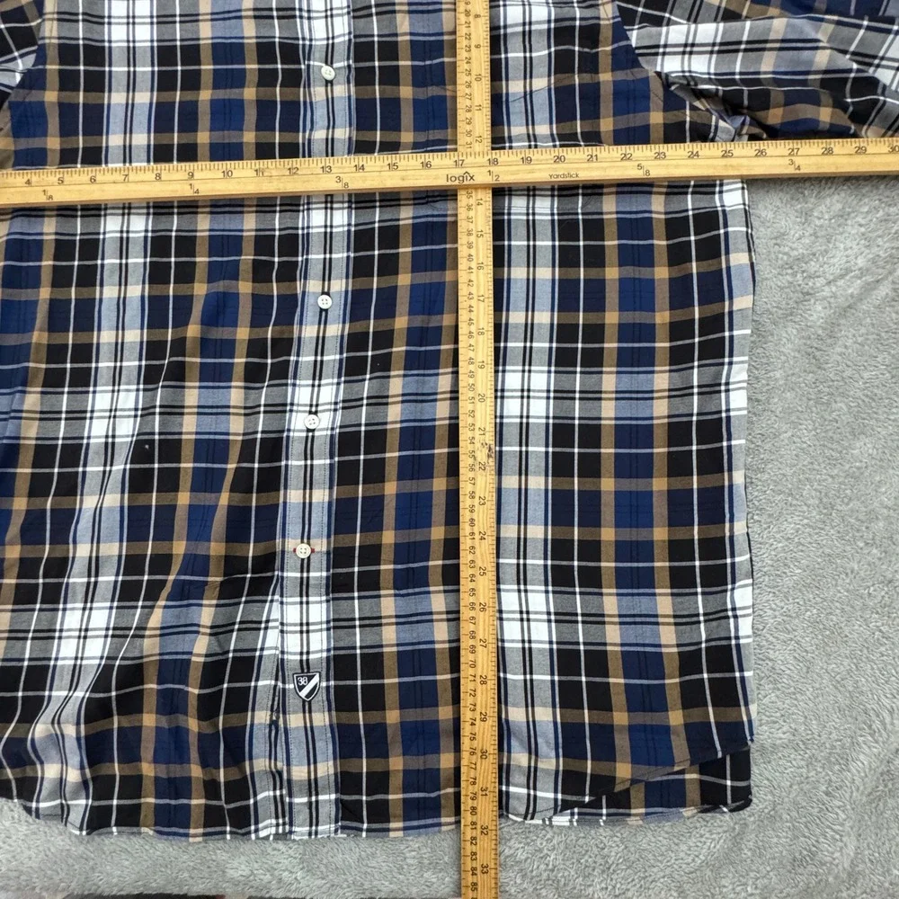 Cremieux Men's Plaid Shirt Size XL Long Sleeve Button‎ Front